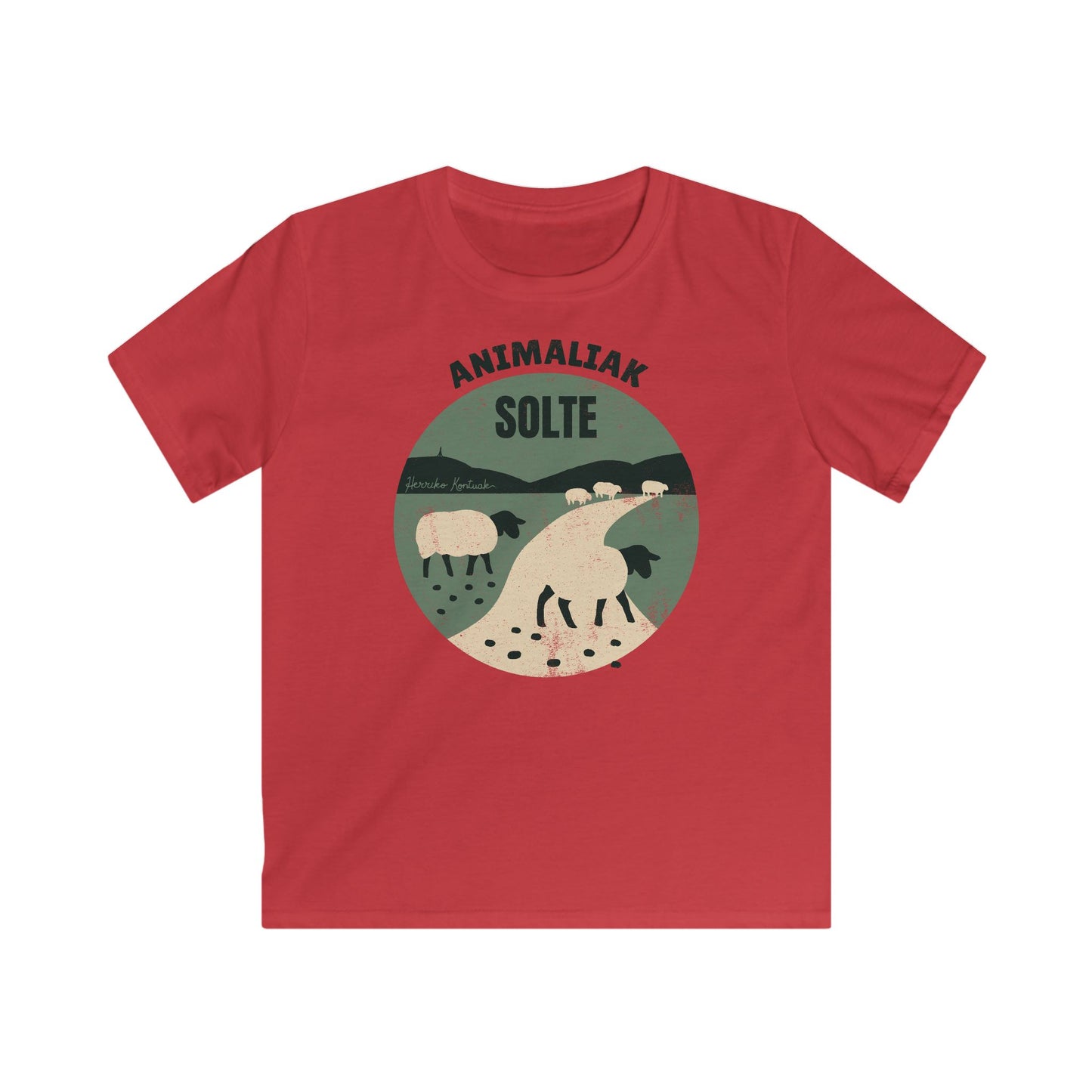 π¦π»π§π» Haurrentzako Kamiseta - Animaliak Solte