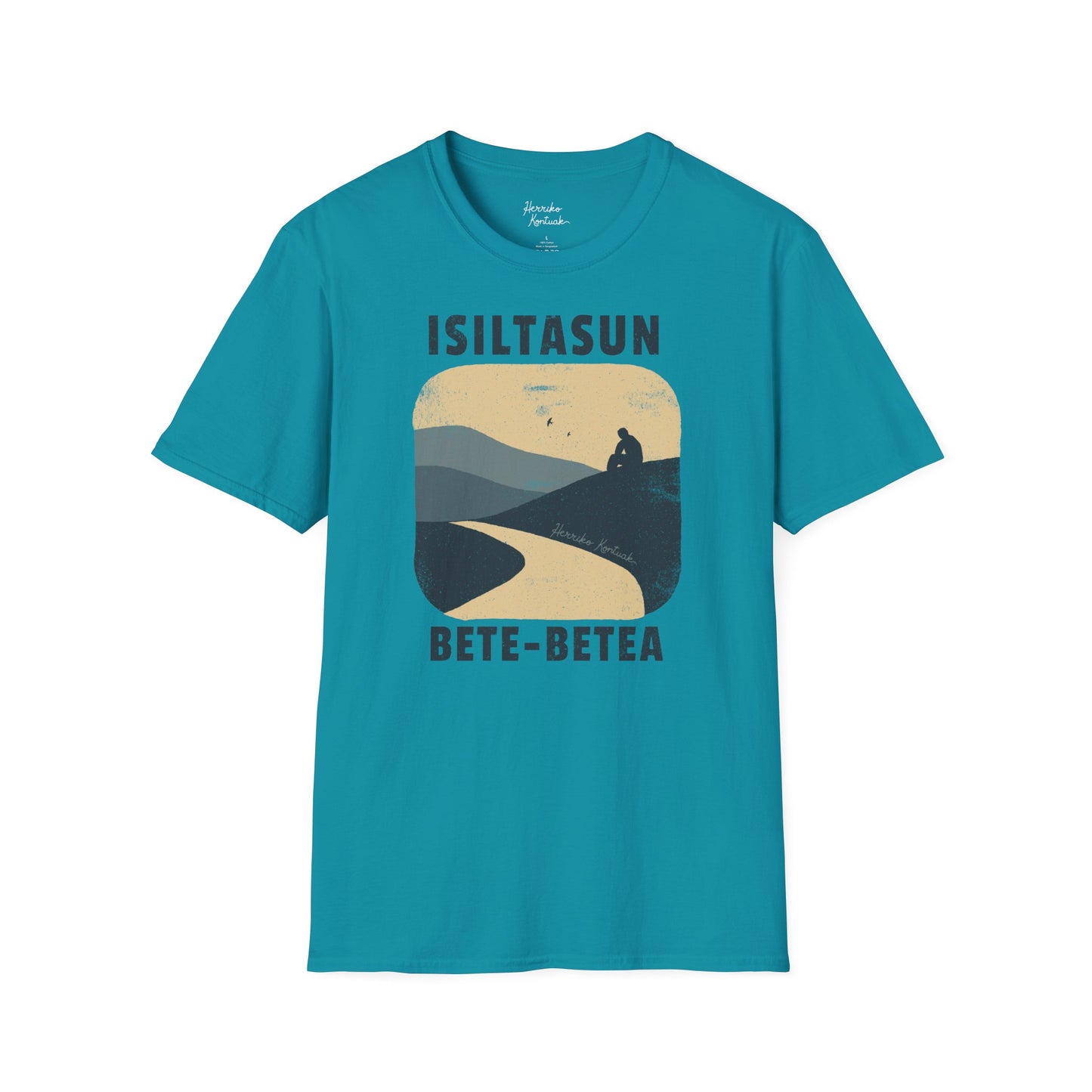 Isiltasun bete-betea - Unisex Kamiseta
