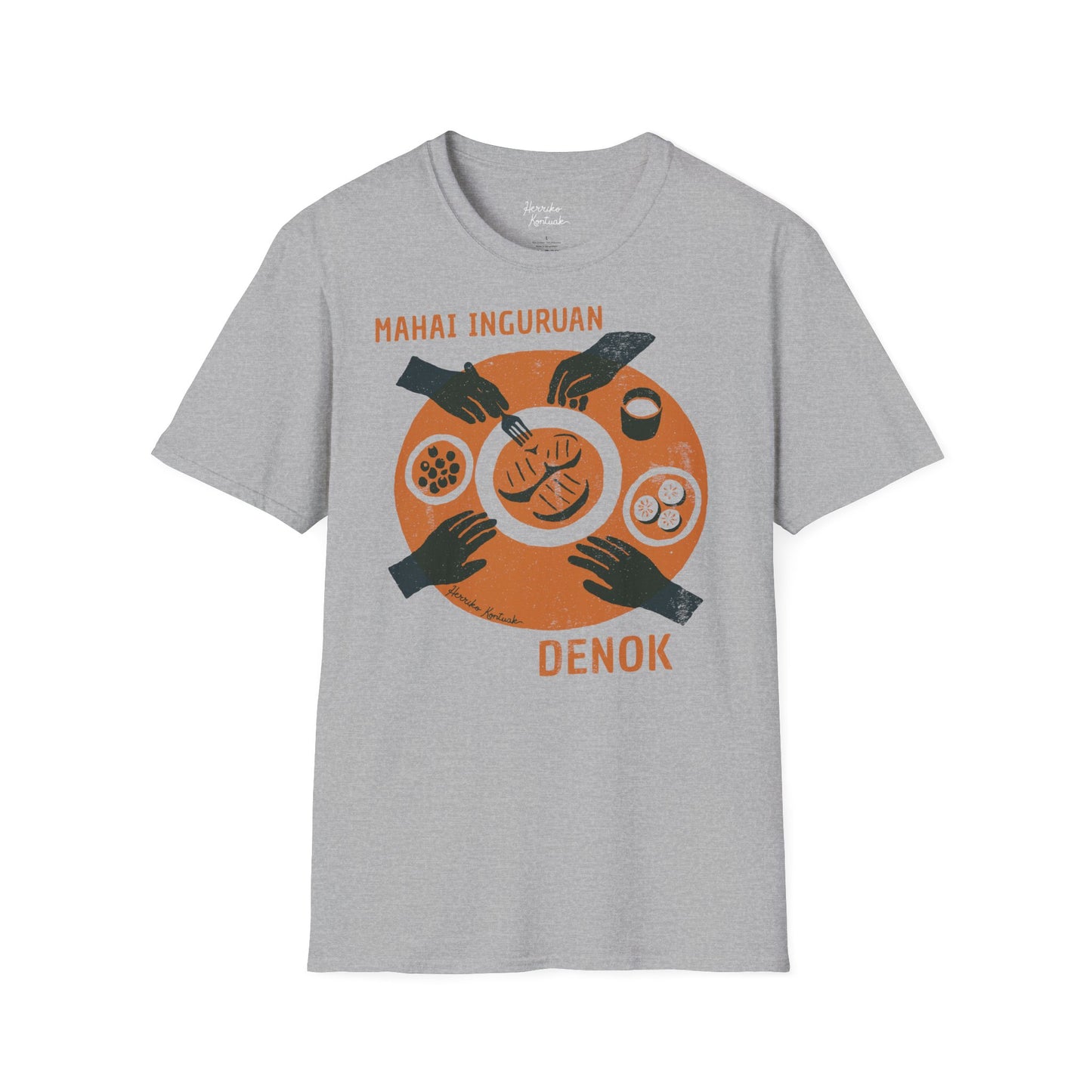 Mahai Inguruan, Denok - Unisex kamiseta
