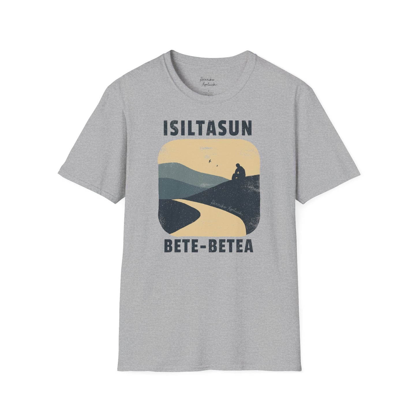 Isiltasun bete-betea - Unisex Kamiseta