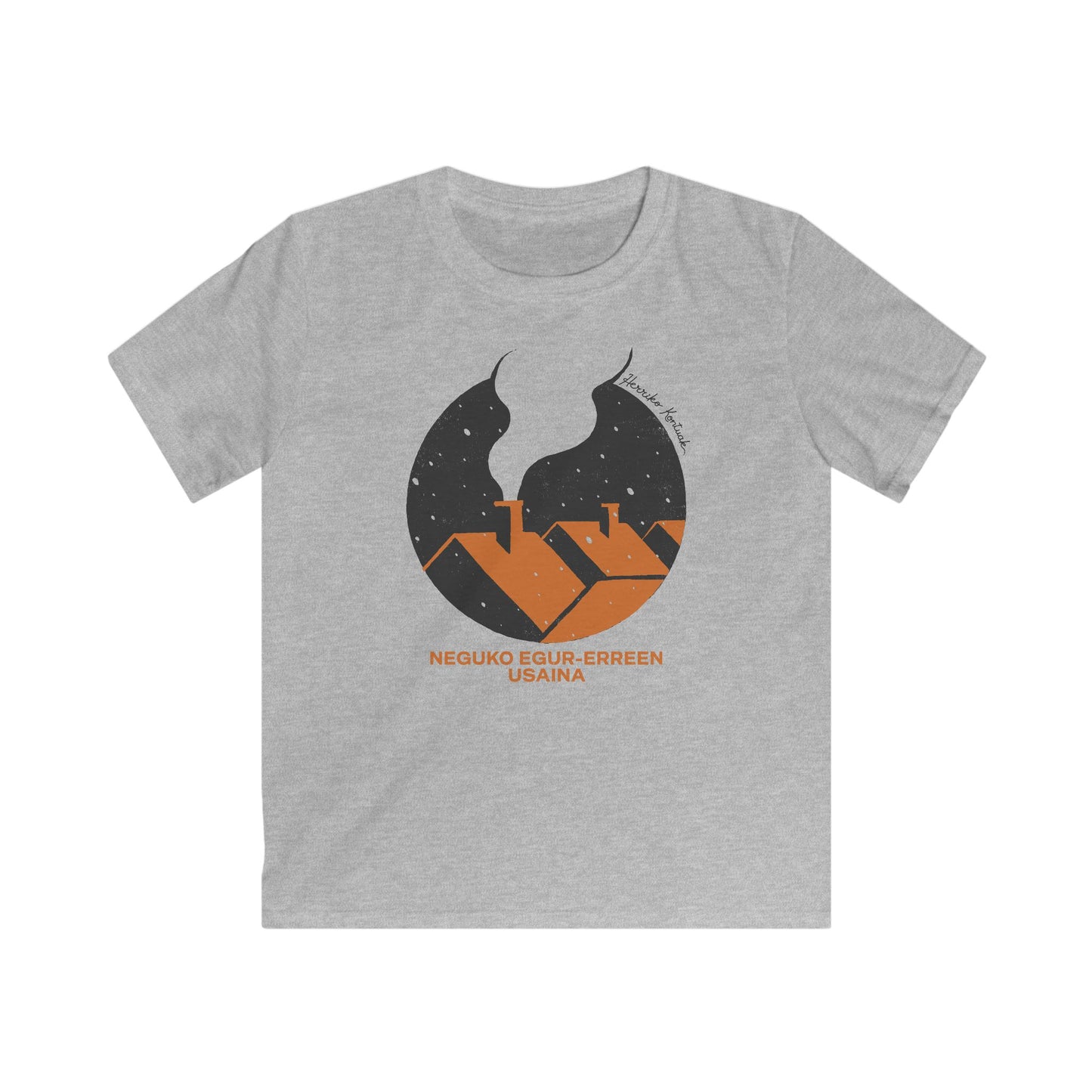 👦🏻👧🏻 Haurrentzako Kamiseta - Neguko egur-erreen usaina