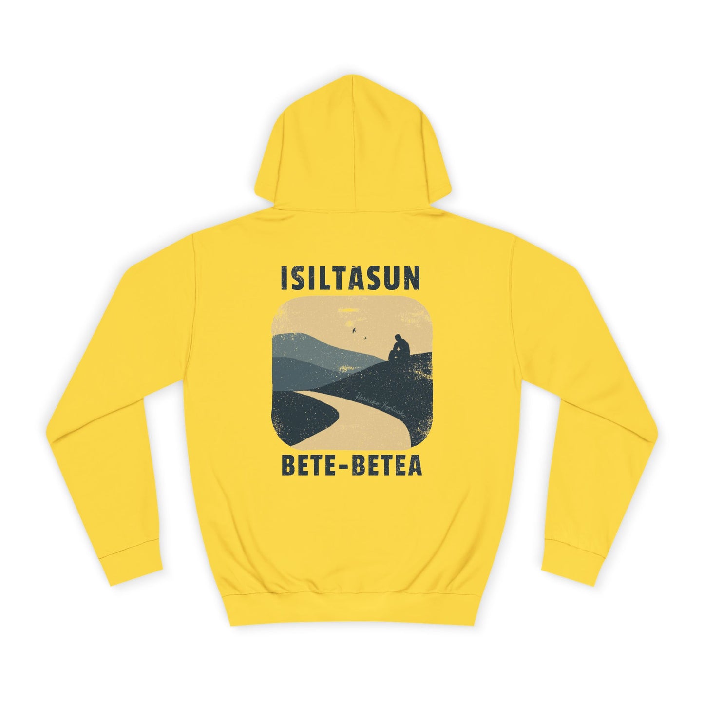 Isiltasun bete-betea - Unisex Txanodun Sudadera