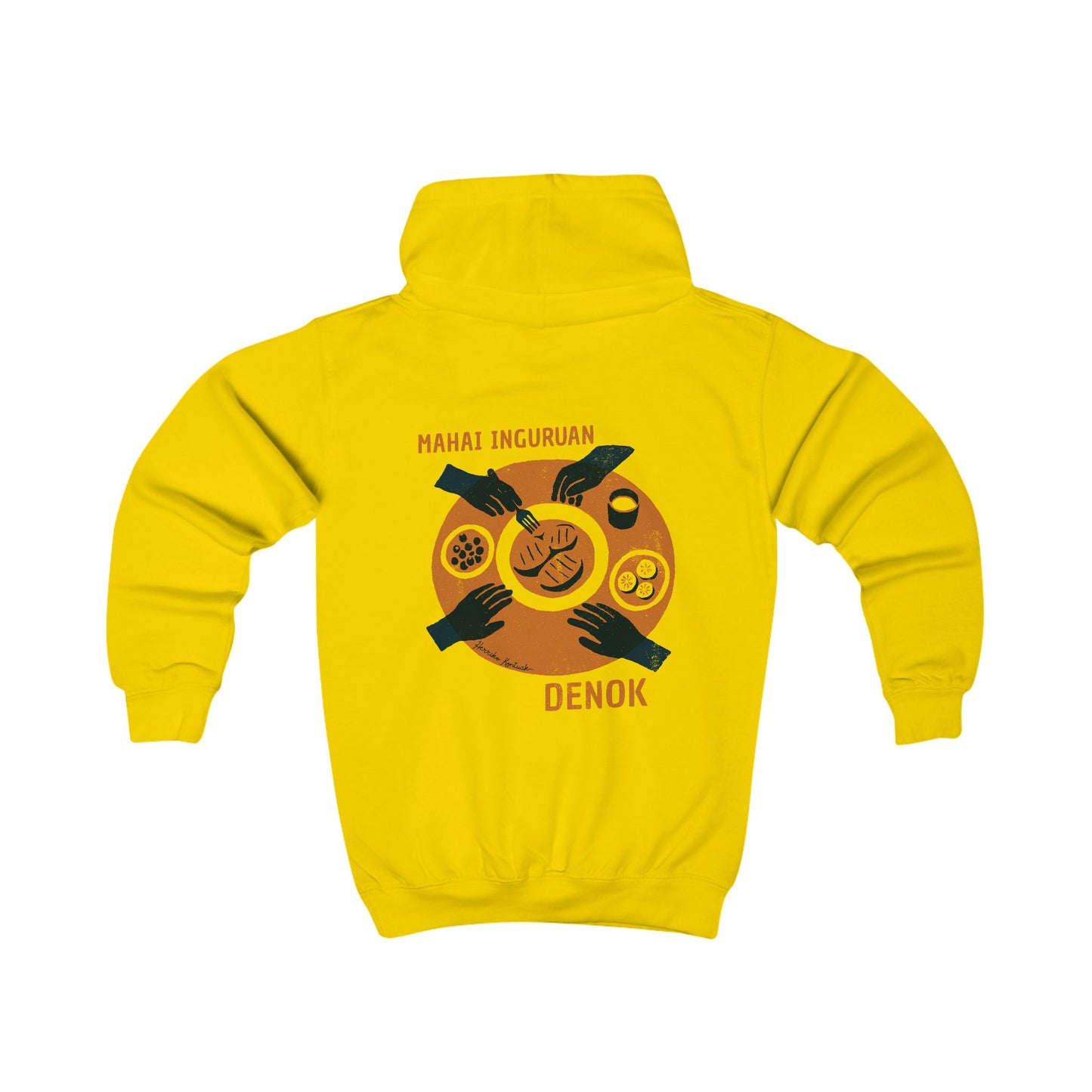 👦🏻👧🏻 Haurrentzako txanodun sudadera - Mahai Inguruan, Denok