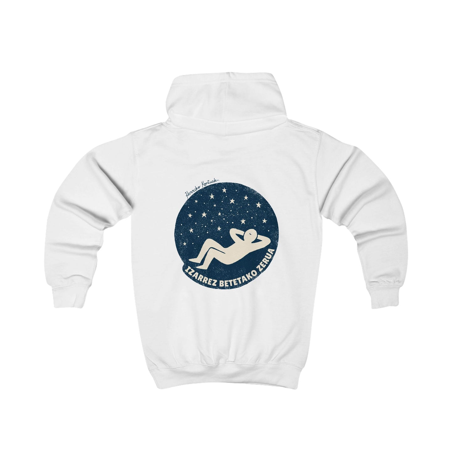 👦🏻👧🏻 Haurrentzako txanodun sudadera - Izarrez betetako zerua
