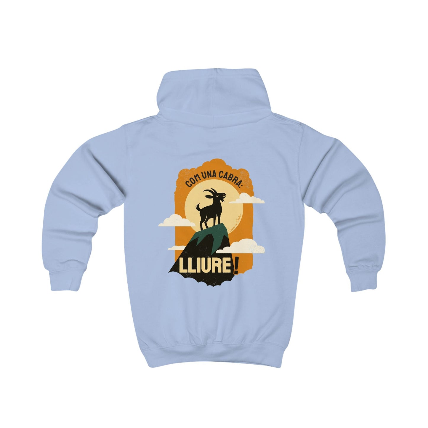 👦🏻👧🏻 Sudadera Infantil - Com una Cabra