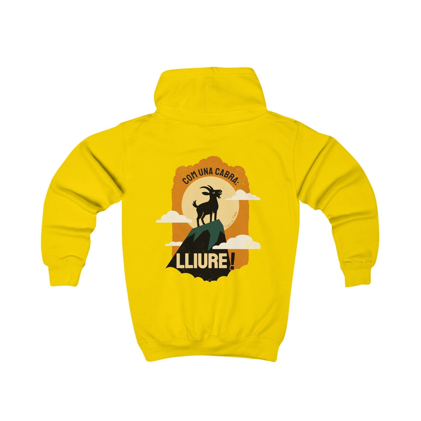 👦🏻👧🏻 Sudadera Infantil - Com una Cabra