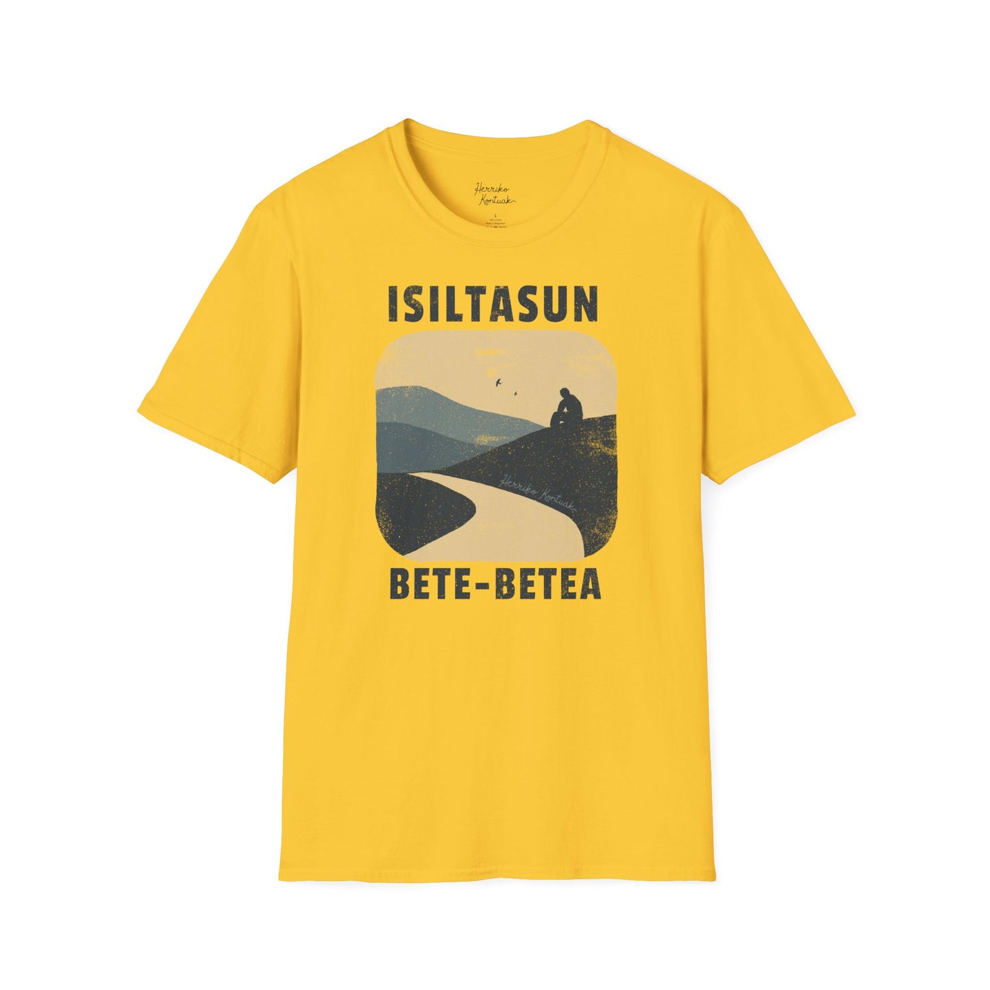 Isiltasun bete-betea - Unisex Kamiseta
