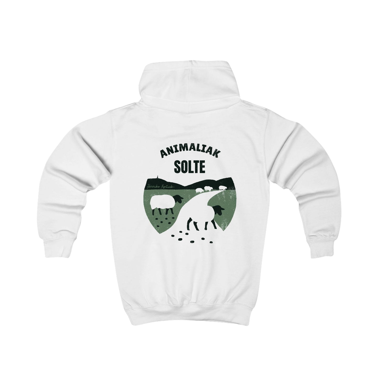 👦🏻👧🏻 Haurrentzako txanodun sudadera -  Animaliak Solte