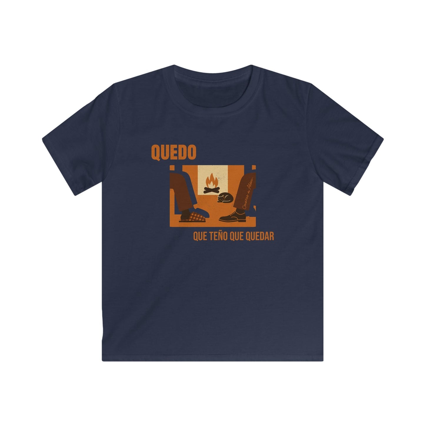 👦🏻👧🏻 Camisola Infantil - Quedo que teño que quedar