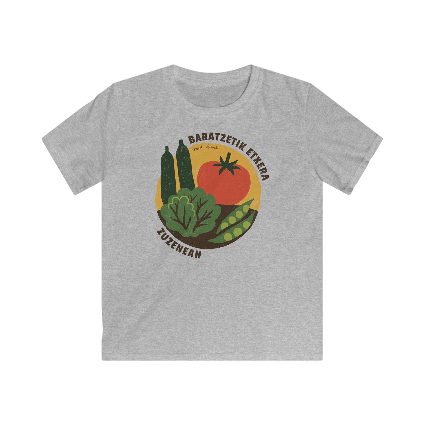 👦🏻👧🏻 Haurrentzako Kamisetaa - Baratzetik Etxera, zuzenean