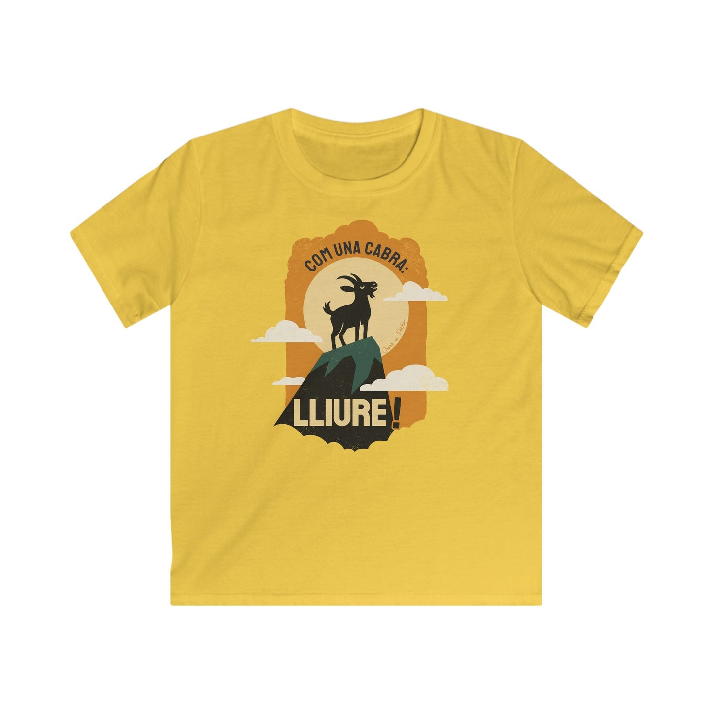 👦🏻👧🏻 Samarreta Infantil - Com una Cabra