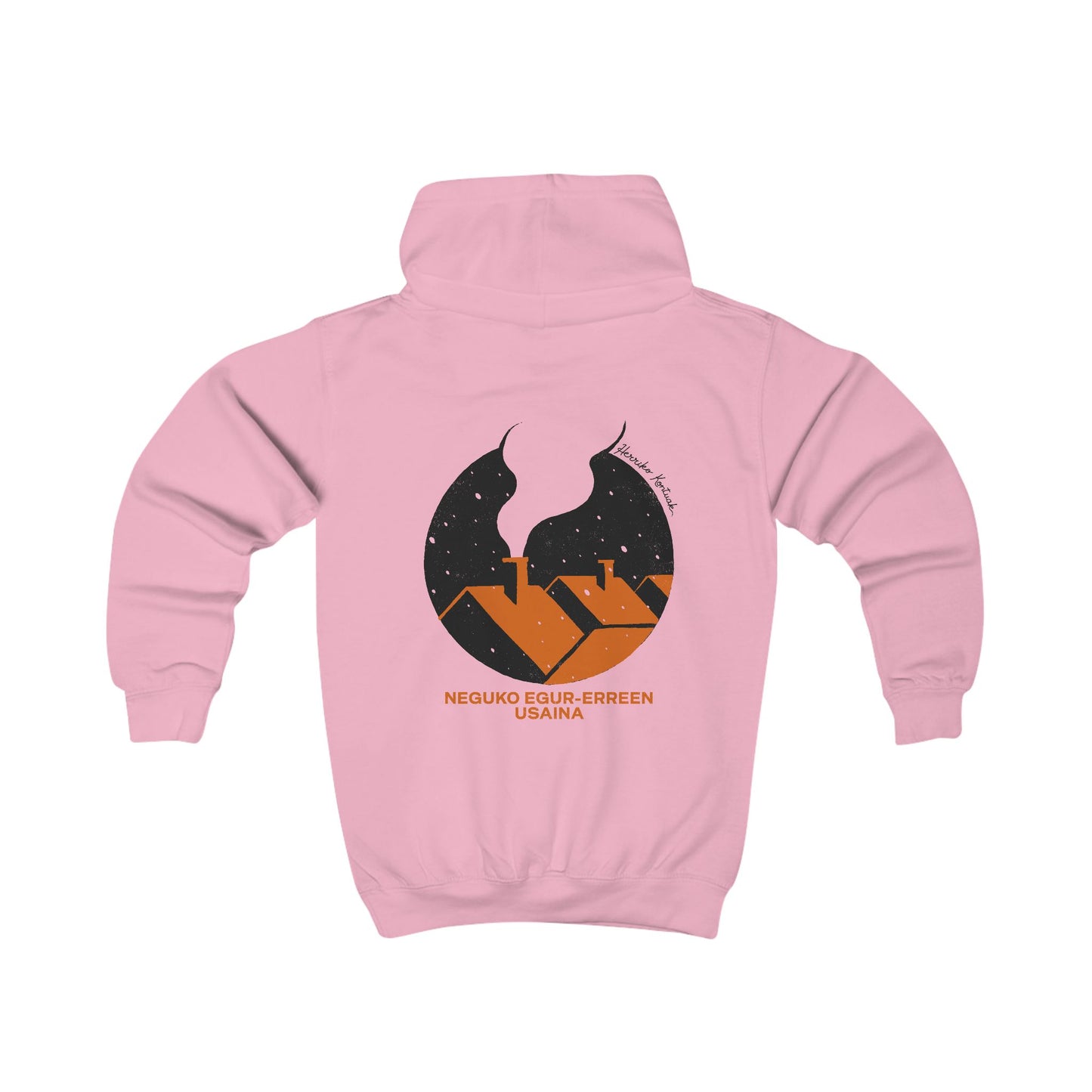 👦🏻👧🏻 Haurrentzako txanodun sudadera - Neguko egur-erreen usaina