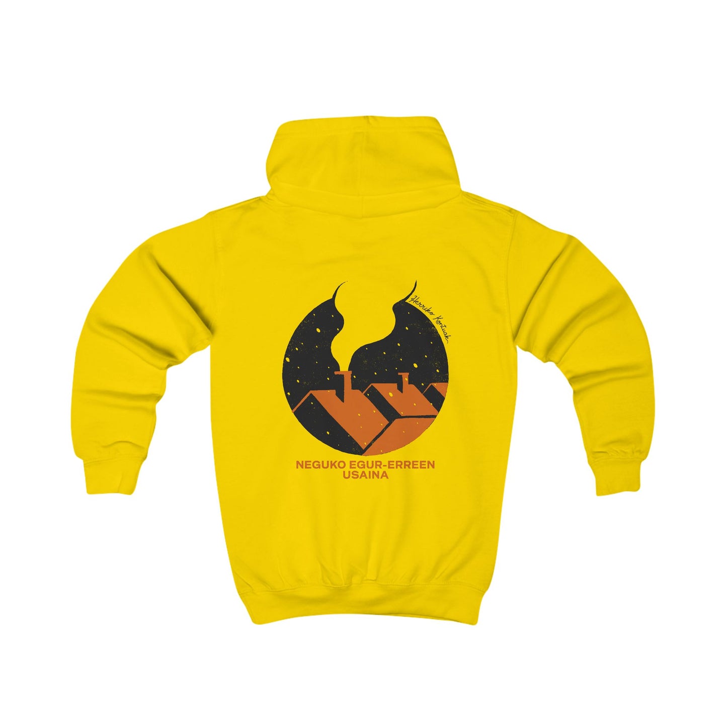 👦🏻👧🏻 Haurrentzako txanodun sudadera - Neguko egur-erreen usaina