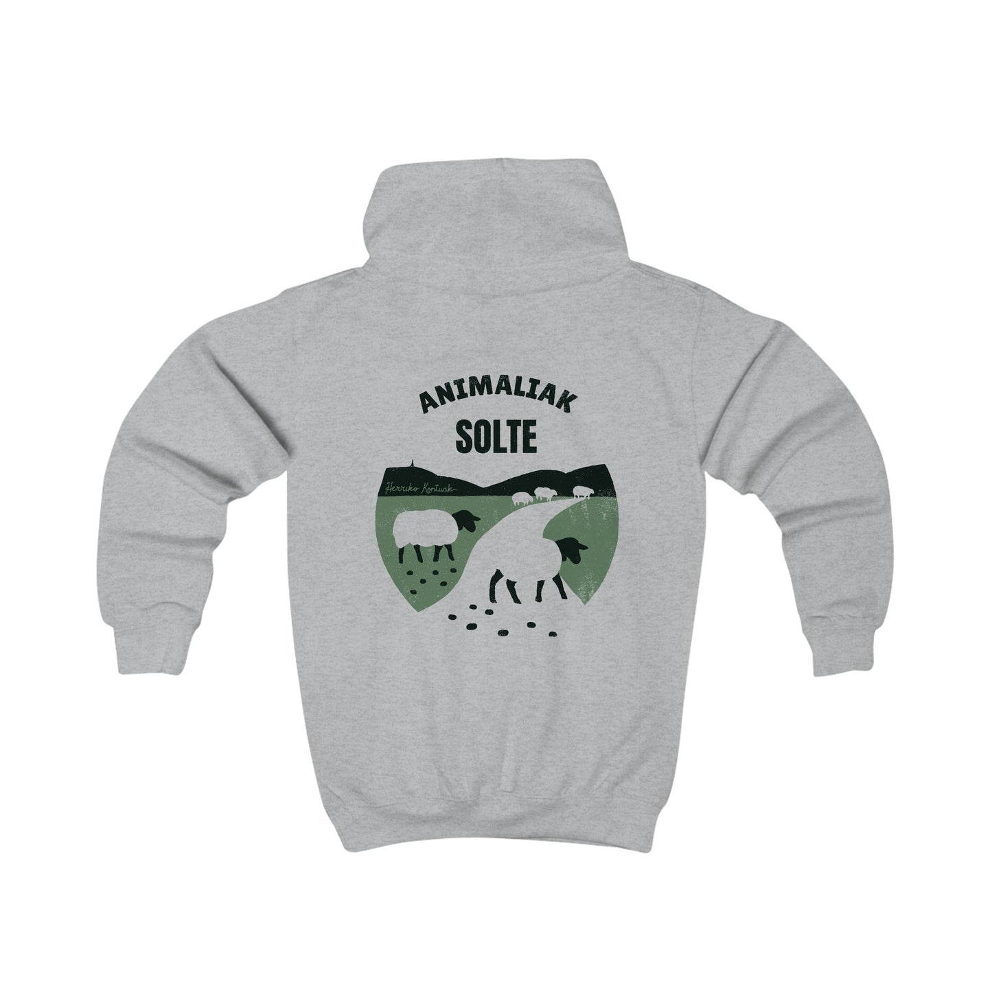 👦🏻👧🏻 Haurrentzako txanodun sudadera -  Animaliak Solte