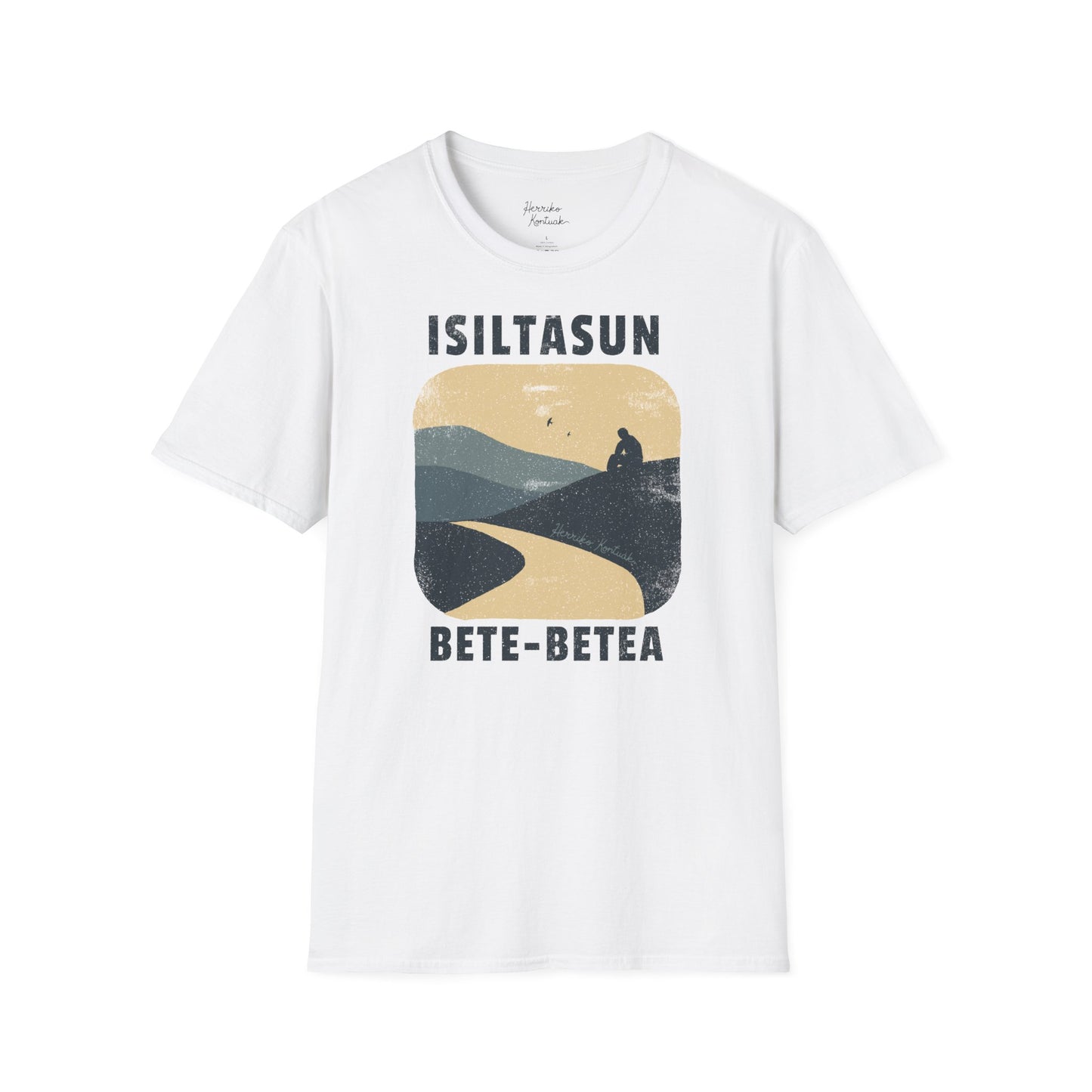 Isiltasun bete-betea - Unisex Kamiseta