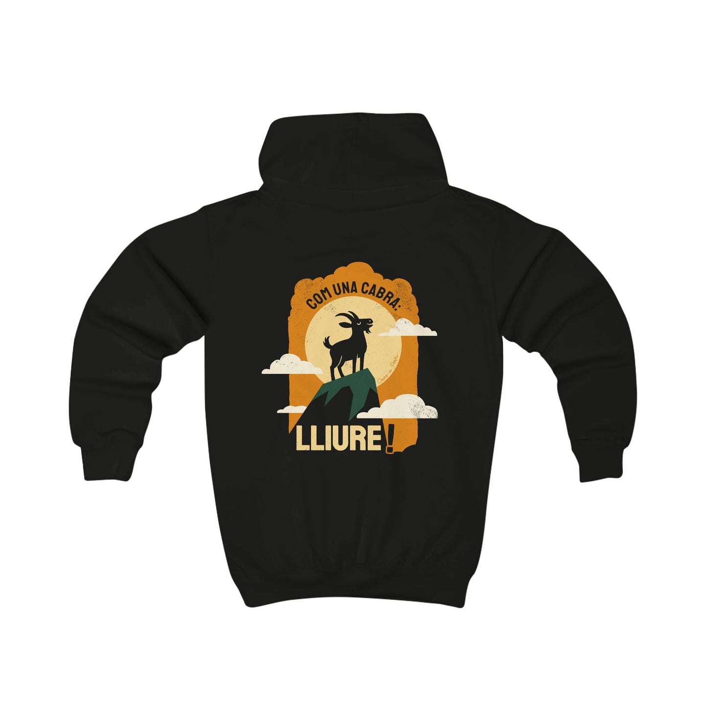 👦🏻👧🏻 Sudadera Infantil - Com una Cabra