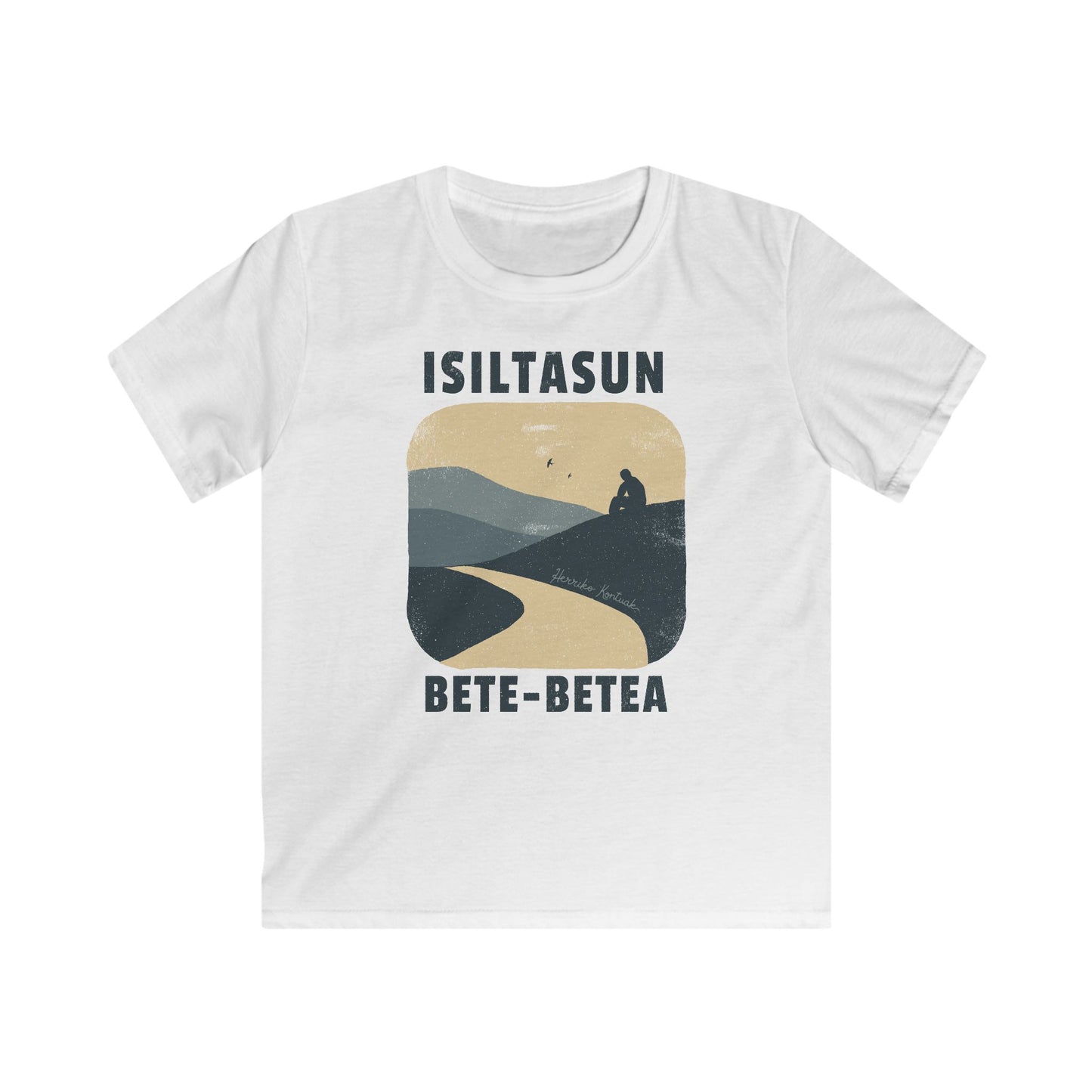 👦🏻👧🏻 Haurrentzako Kamiseta - Isiltasun bete-betea