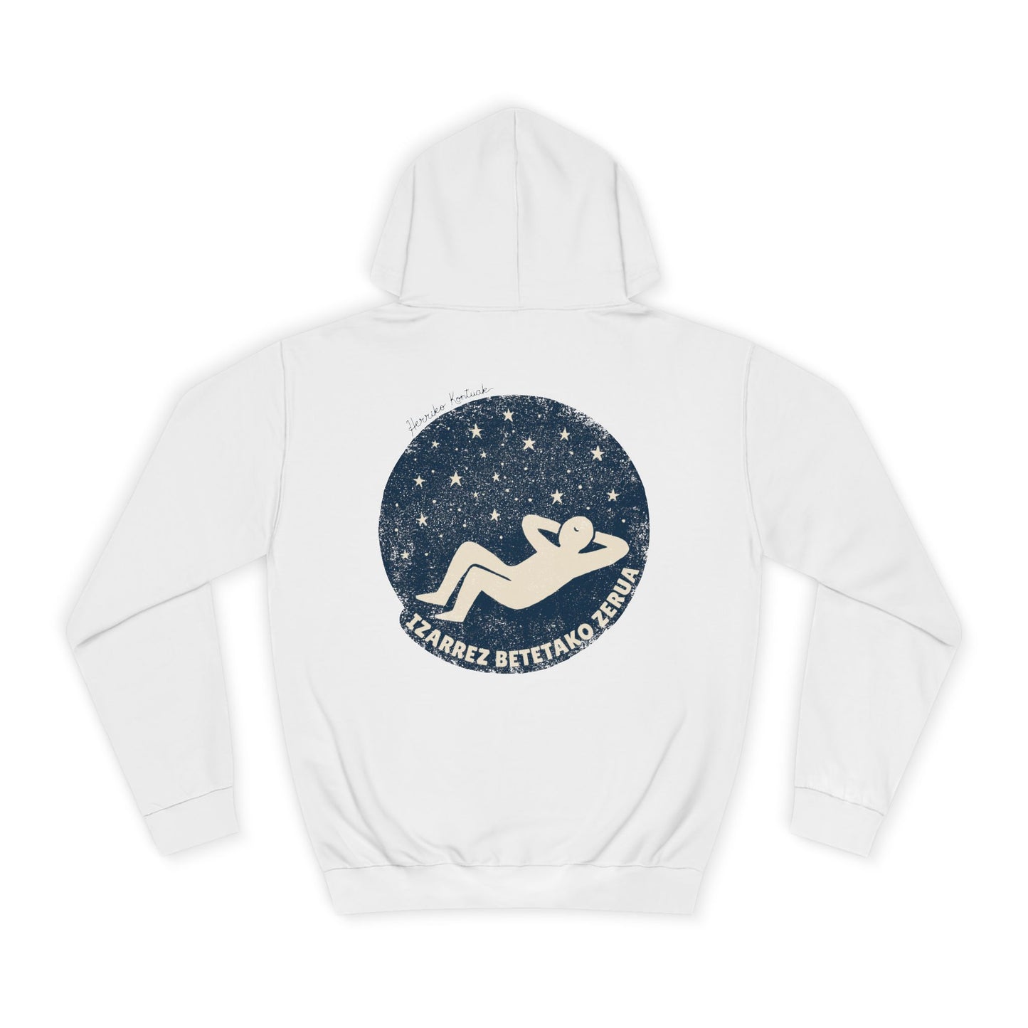 Izarrez betetako zerua - Unisex Txanodun Sudadera