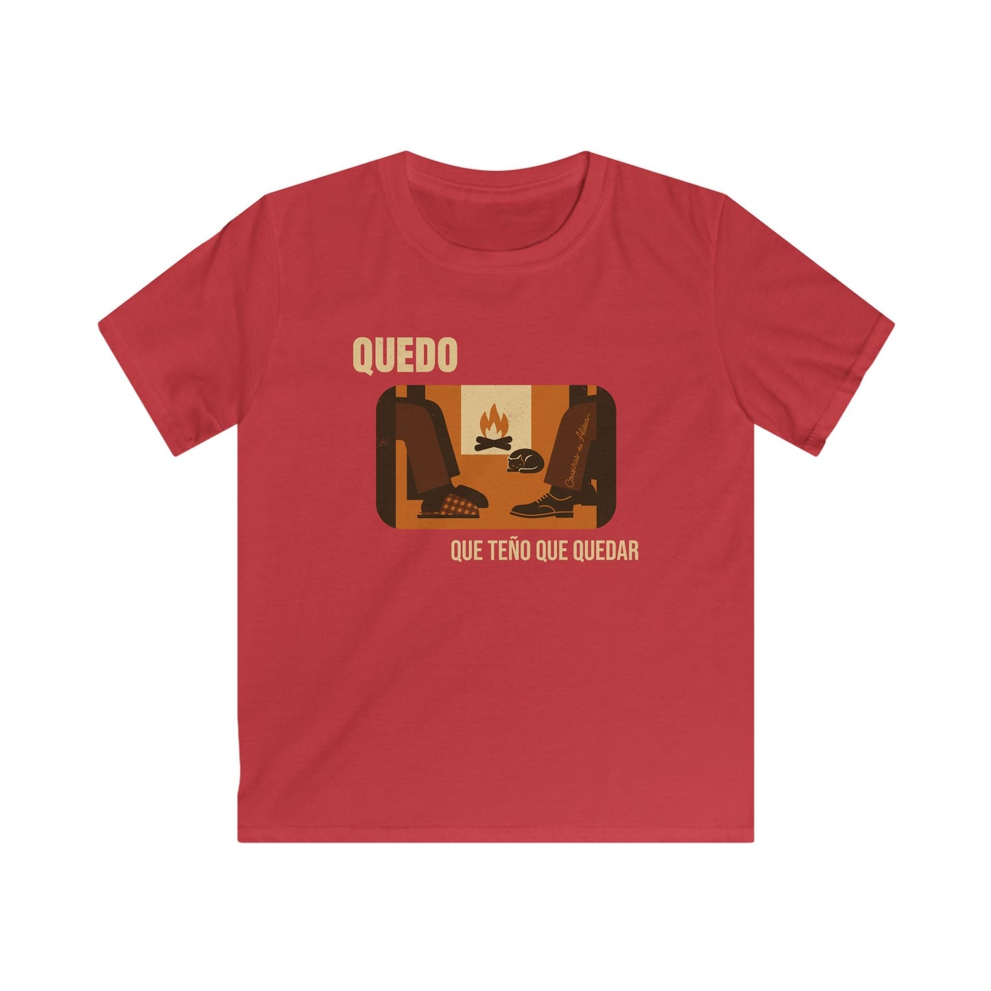 👦🏻👧🏻 Camisola Infantil - Quedo que teño que quedar