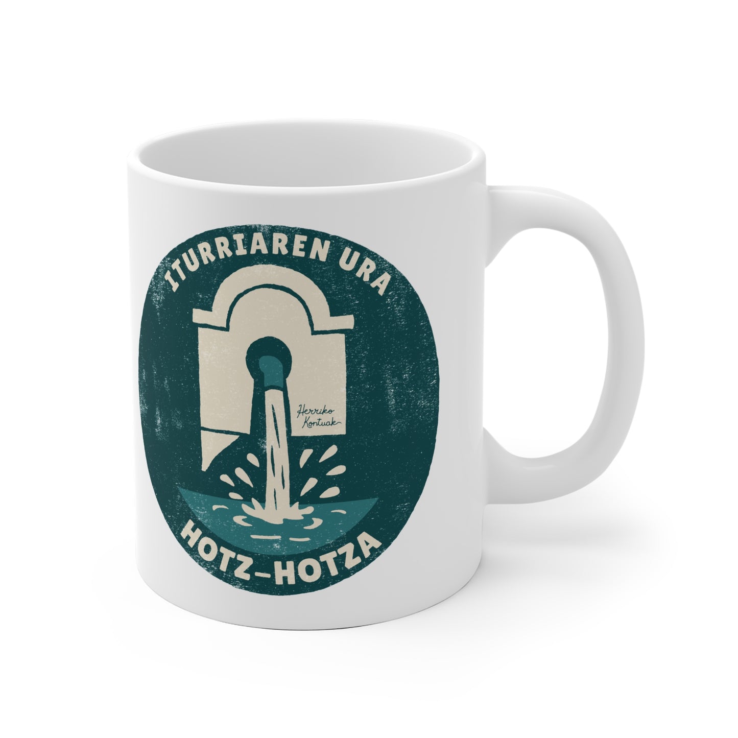 Iturriaren ura hotz-hotza - Katilu zeramiko