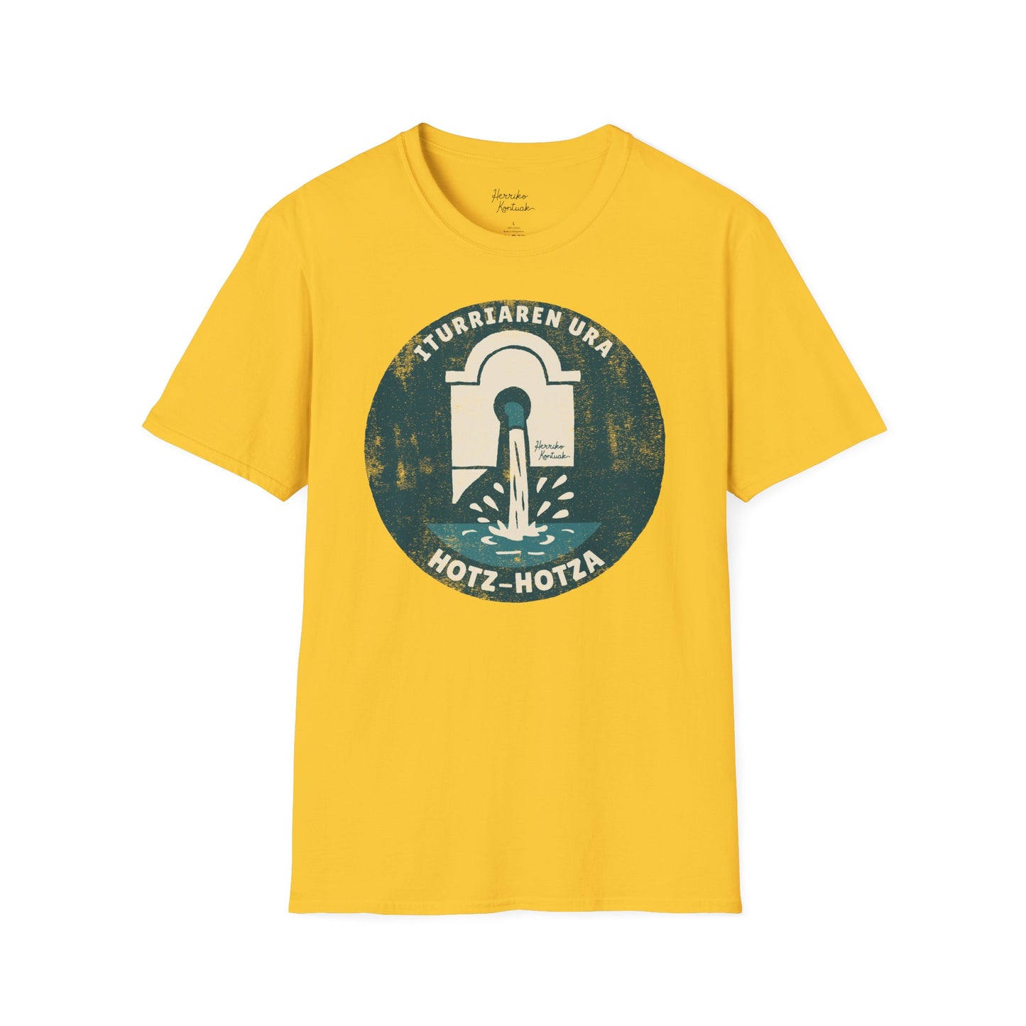 Iturriaren ura hotz-hotza - Unisex Kamiseta