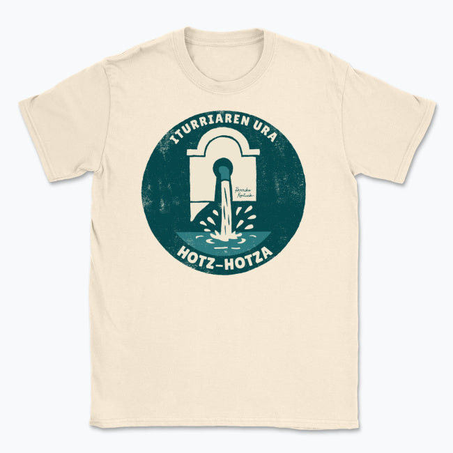 Iturriaren ura hotz-hotza - Unisex Kamiseta