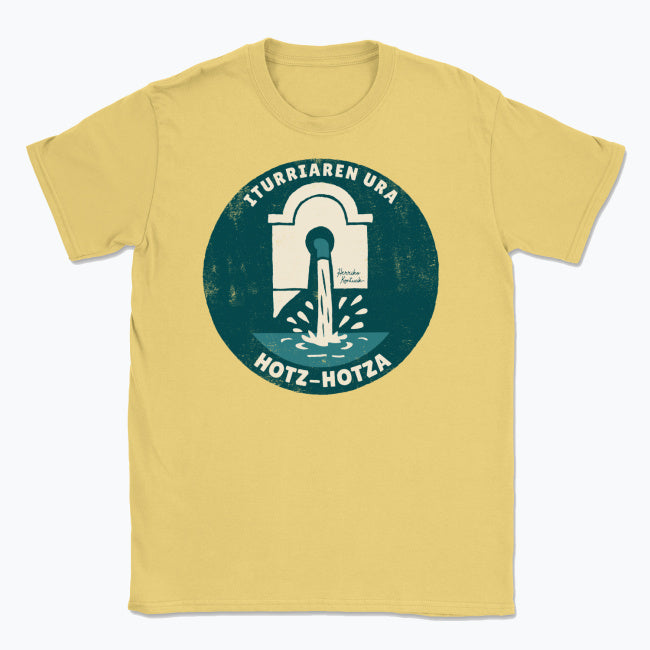 Iturriaren ura hotz-hotza - Unisex Kamiseta