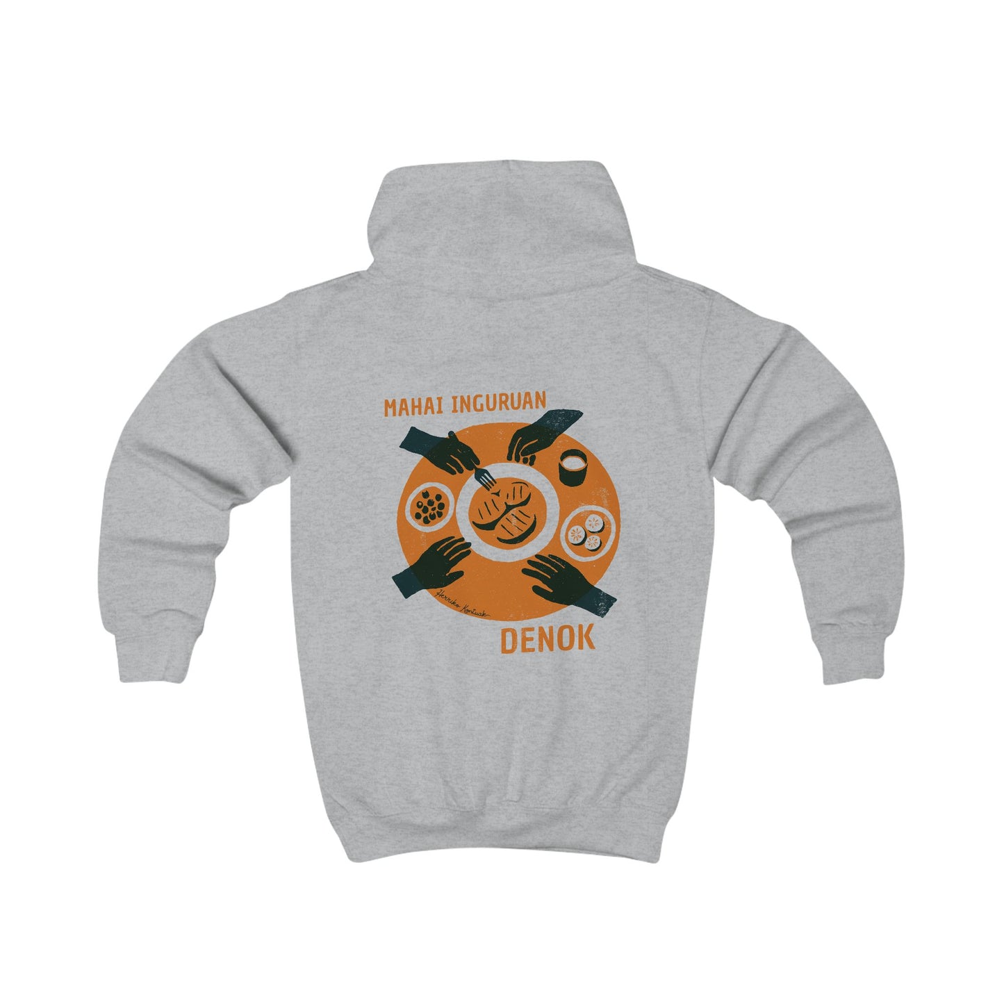 👦🏻👧🏻 Haurrentzako txanodun sudadera - Mahai Inguruan, Denok