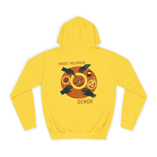 Mahai Inguruan, Denok - Unisex Txanodun Sudadera