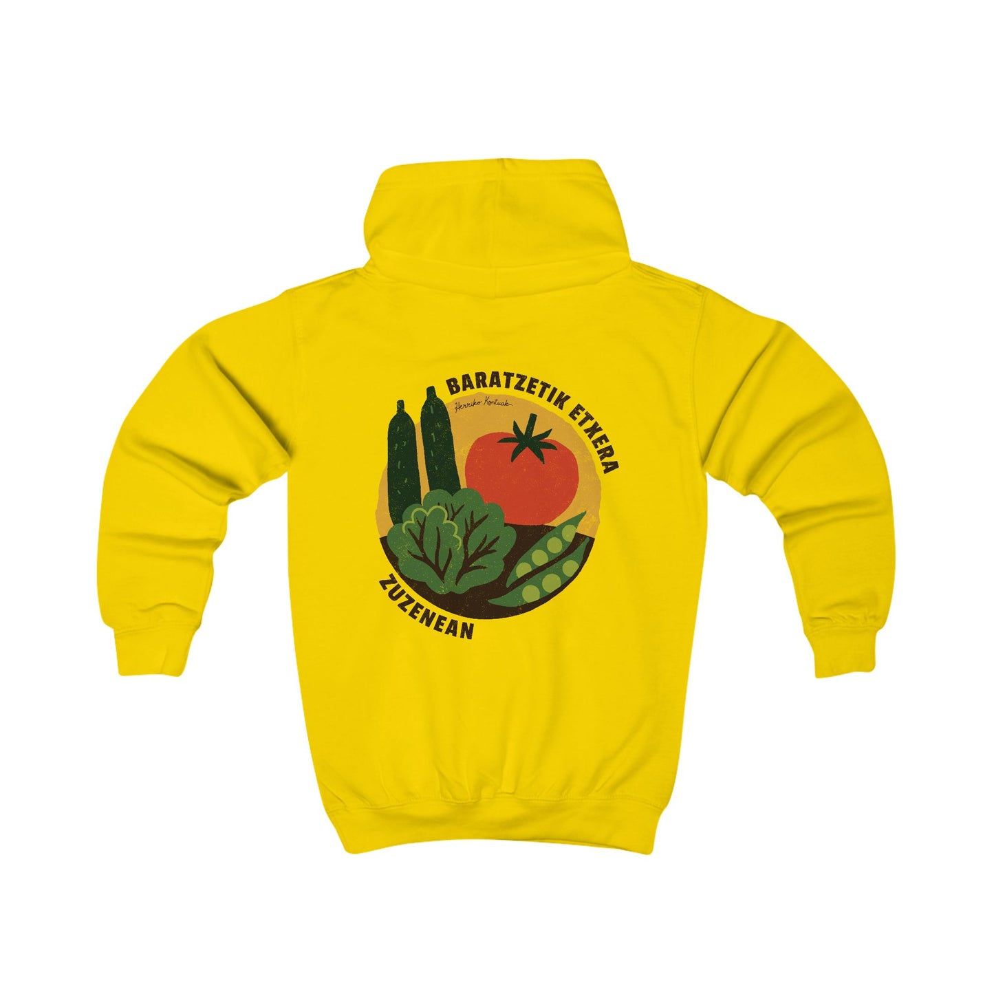 👦🏻👧🏻 Haurrentzako txanodun sudadera - Baratzetik Etxera, zuzenean