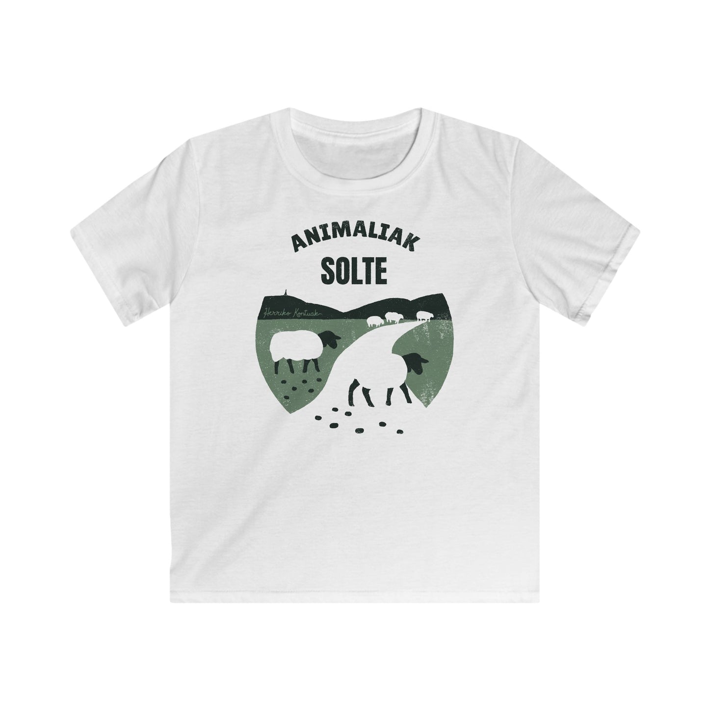 👦🏻👧🏻 Haurrentzako Kamiseta -  Animaliak Solte