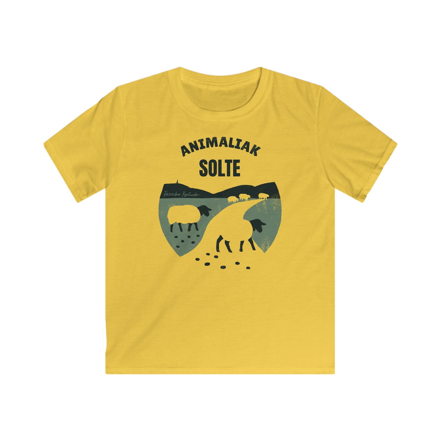 👦🏻👧🏻 Haurrentzako Kamiseta -  Animaliak Solte