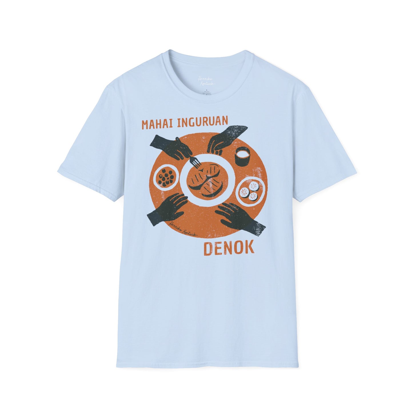 Mahai Inguruan, Denok - Unisex kamiseta