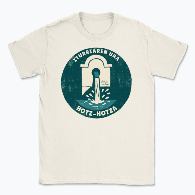 Iturriaren ura hotz-hotza - Unisex Kamiseta