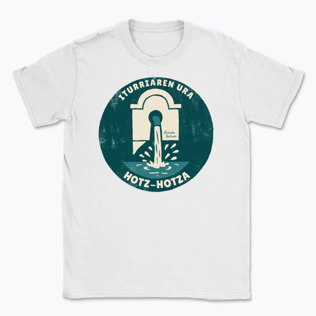 Iturriaren ura hotz-hotza - Unisex Kamiseta
