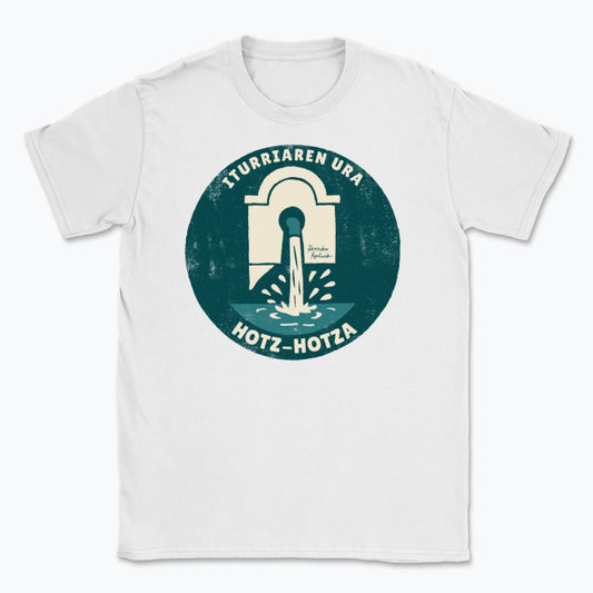 Iturriaren ura hotz-hotza - Unisex Kamiseta