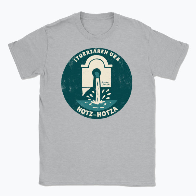 Iturriaren ura hotz-hotza - Unisex Kamiseta