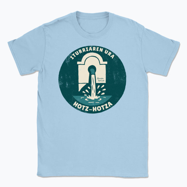 Iturriaren ura hotz-hotza - Unisex Kamiseta